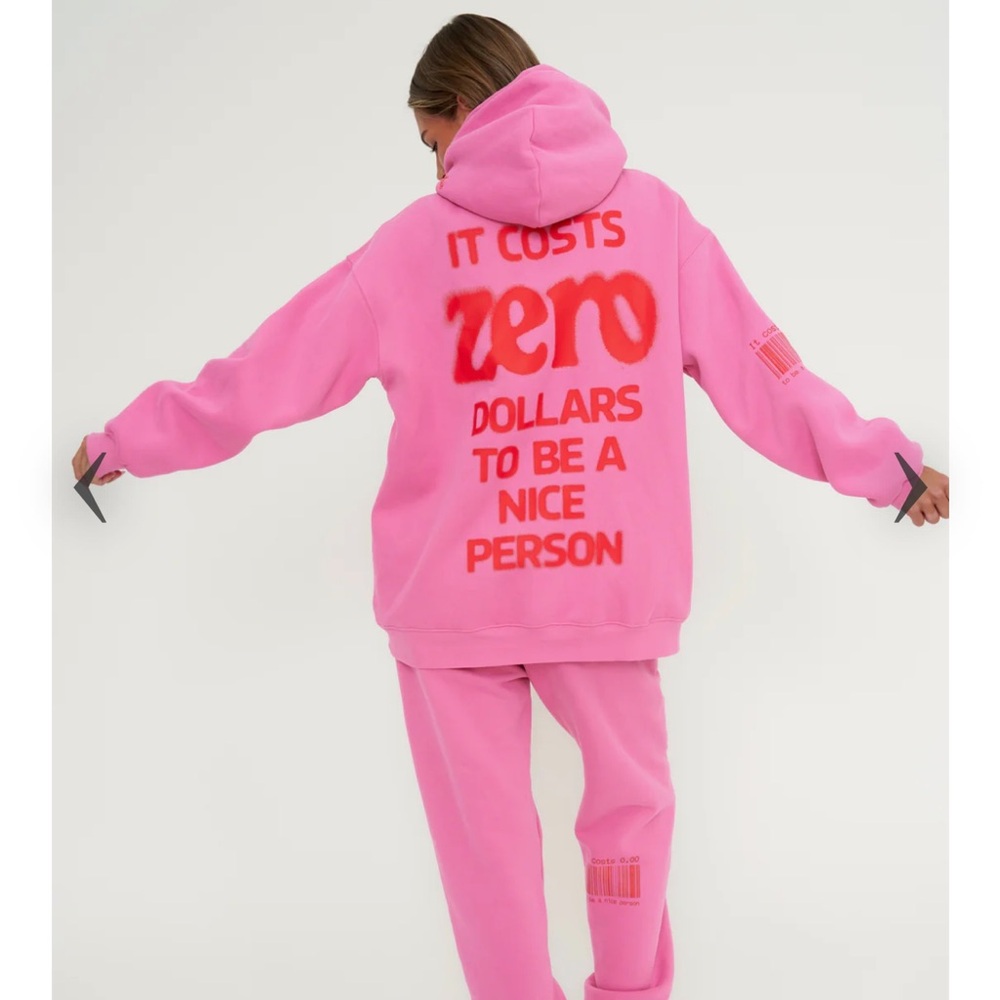 The Mayfair Group It Cost $0 Pink Sweatset size XS